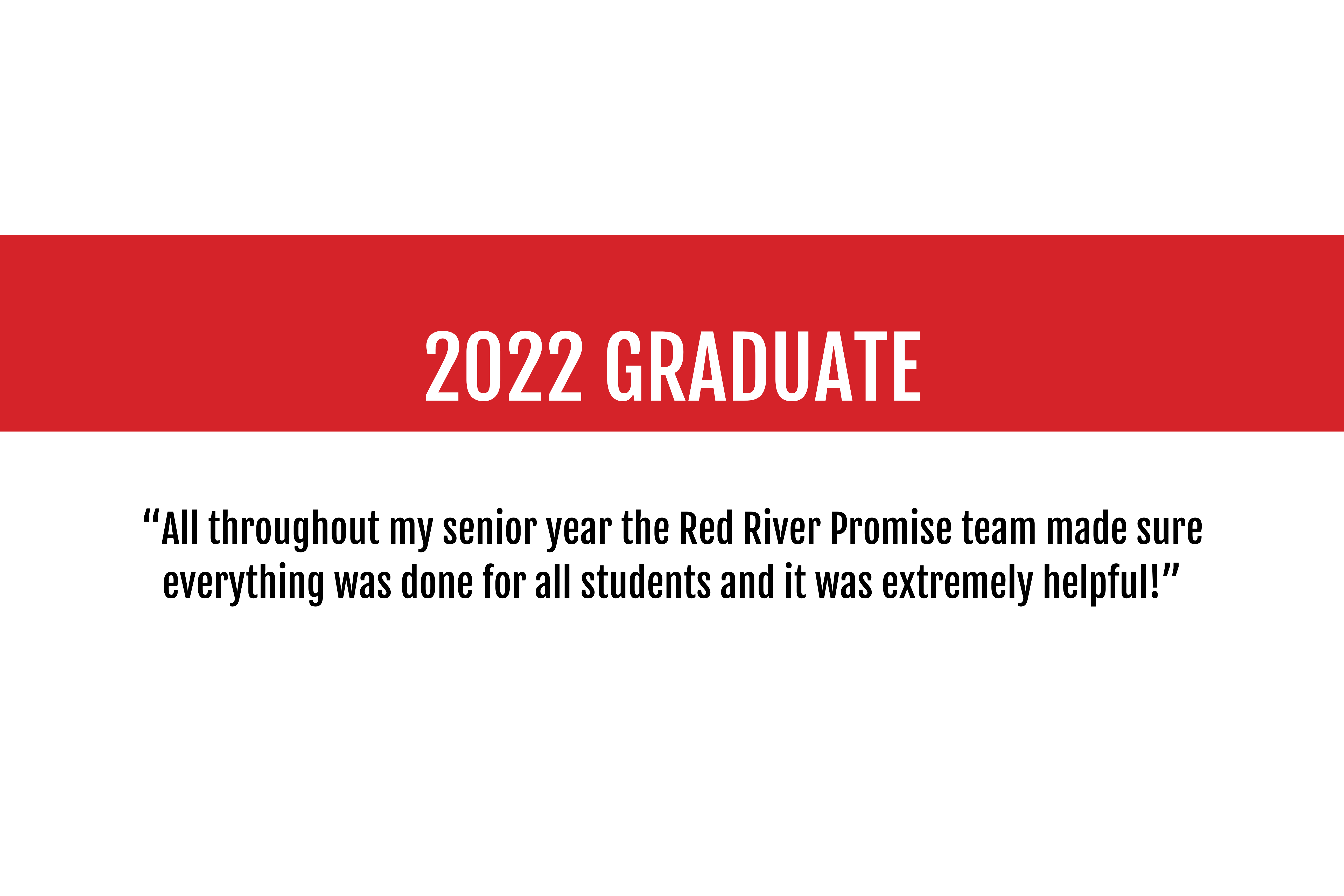 2022 grad testimonal